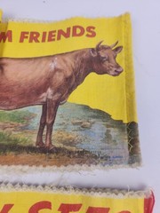 Lot Of 2 Vintage Hampton Cloth Books Farm Friends & The Baby Sees