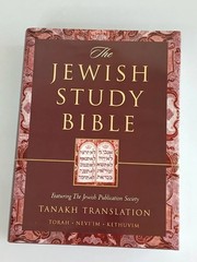 The Jewish Study Bible JPS TANAKH Translation Oxford University Press •Hardcover