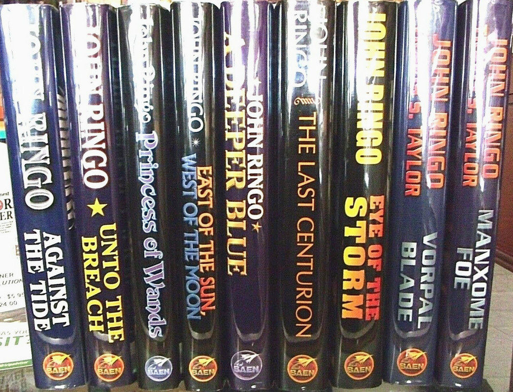John Ringo Set of 9 First Edition/ First Printing Hardcover books, 2005-2009