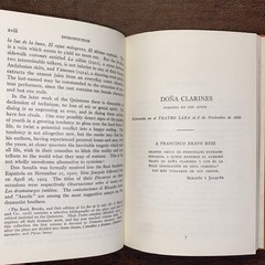Antique 1915 Copyright Hardcover Book Quinteros’ Dona Clarines (In Spanish)