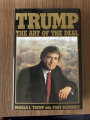 Trump: The Art of The Deal Donald Trump Hardcover Book SİGNED