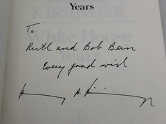 White House Years by Henry Kissinger SIGNED FIRST EDITION