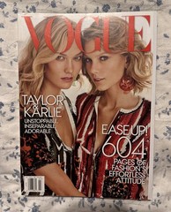 Taylor Swift Collectable Vogue March 2015 Taylor Swift & Karlie Kloss No Label
