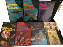 Lot of 7 Lin Carter – Jandar of Callisto Novels – 1-7 – All 1st Prints