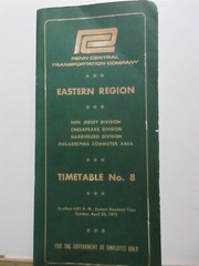 Penn Central Eastern Region Employee Timetable #8 April 1972 422+ pages