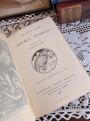 1899 The Red Book of Animal Stories by Andrew Lang Fairy Book Vintage