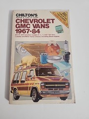 C1 Chilton’s GMC Van 1984 Repair Tune-Up Guide Manual Book #6930