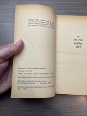 DAVY by Edgar Pangborn (1964) Ballantine SF FIRST PRINTING paperback