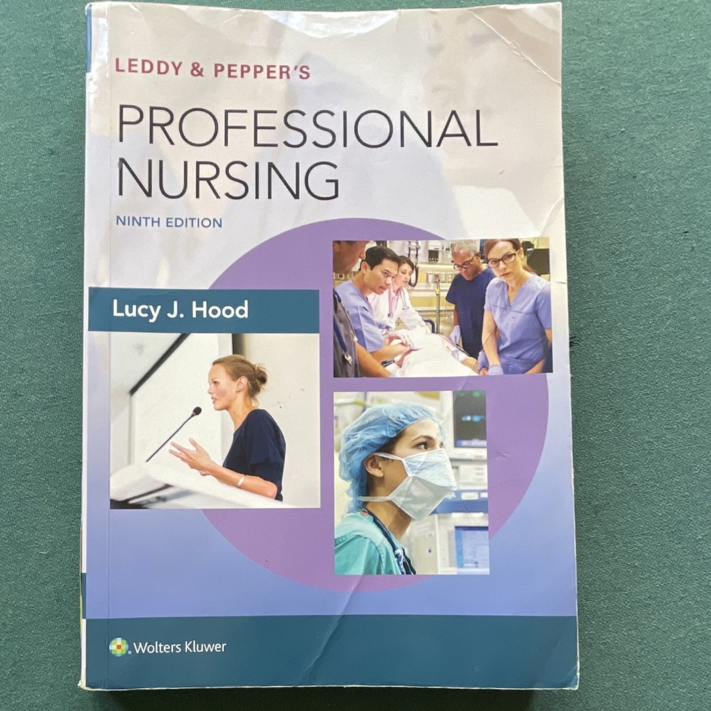 Leddy and Pepper’s Professional Nursing by Lucy Hood (2017, Trade Paperback)
