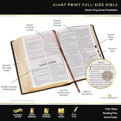 KJV Bible Midnight Blue Faux Leather Giant Print Index BRAND NEW in Shrink Wrap!