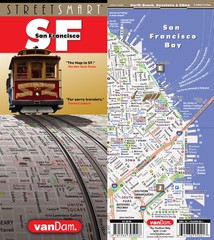 StreetSmart® San Francisco Map by VanDam – Laminated pocket size City Street map