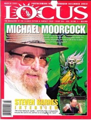 LOCUS #506 & 547 – Science Fiction fanzines – 16 pages on MICHAEL MOORCOCK.