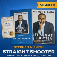 Stephen A. Smith Signed Straight Shooter Limited 1st Ed #2284/2400 COA