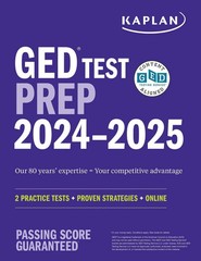 Kaplan Test Prep Ser.: GED Test Prep 2024-2025: Includes a Diagnostic Pretest, 2