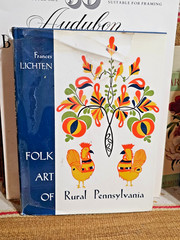 BEAUTIFUL 1946 ” FOLK ART OF RURAL PENNSYLVANIA ” BY FRANCES LICHTEN 1stEDITION
