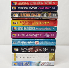 Heather Graham Books Lot Of 10 Romance Novels Suspense Mystery Thriller Set