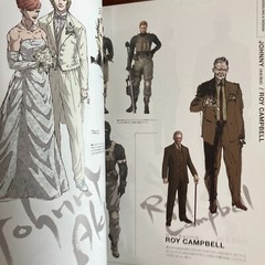 Metal Gear Solid 4 Guns of the Patriots Art Book Illustration