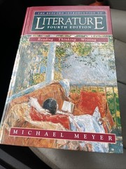 Bedford Introduction to Literature by Michael Meyer (1995, Hardcover)