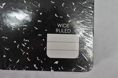 Composition Notebooks 6 Pack Wide Ruled 100 Sheets 200 Pages 9.75×7.5 in Scholar