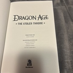 Dragon Age: The Stolen Throne Deluxe Edition, Dark Horse Comics RARE ???