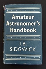 Amateur Astronomer’s Handbook 1958 3rd Impression HC/DJ Sidgwick VG Faber Guide