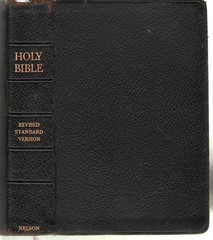 VTG The Holy Bible Revised Standard Version Leather Thomas Nelson and Sons 1953