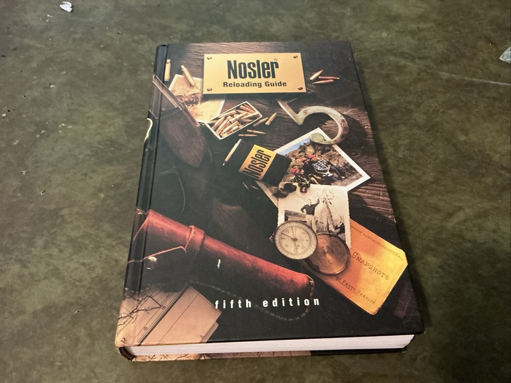 New 2002 Nosler Reloading Manual Guide 5th Edition Handbook Hardcover Book