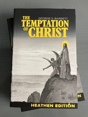 Temptation of Christ by George Barrett (Heathen Edition) PB MISPRINTED MISFIT