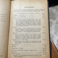 Elements of Algebra 291 International Textbook Co. ICS Staff 1933