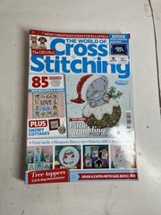 World of Cross Stitching Magazine Lot 14 Issues UK Ex-Library 2025-2022 Mixed