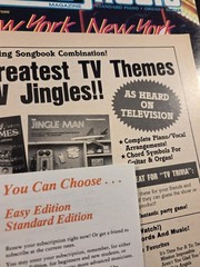 Sheet Music Magazine 1980s Lot Of 3 A Bag Of Rags The Great TV Themes Records