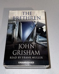 THE BRETHREN 7-CASSETTE TAPE AUDIOBOOK BY JOHN GRISHAM, READ BY FRANK MULLER
