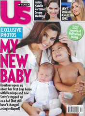 Us Weekly Magazine Kourtney Kardashian Jennifer Aniston Natalie Portman 2012 .