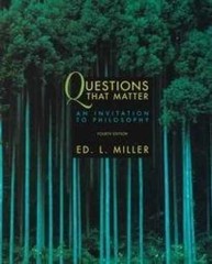 Questions That Matter: An Invitation – Hardcover, by Ed. L. Miller – Very Good