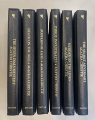 Agatha Christie Mystery Collector’s Edition Hardcover Set of 6 Bantam Books 1985