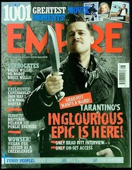 EMPIRE #242 August 2009 INGLOURIOUS BASTERDS Brad Pitt DANIEL RADCLIFFE @ EX