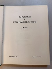 Profit Magic of Stock Transaction Timing J.M. Hurst 1970 HC Vintage Cycles Book