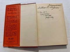 Huey Long – My First Days in The White House – 1st Ed 1935 – Hardcover, No DJ