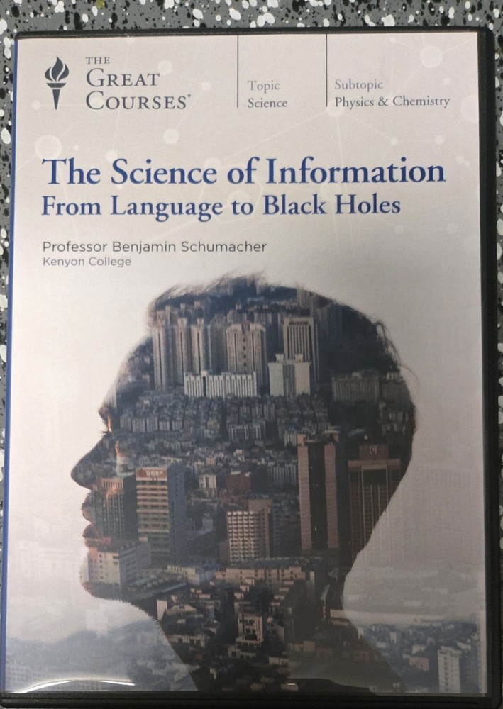 Great Courses: Science Of Information:From Language To Black Holes – DVD