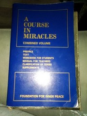 Foundation for Inner Peace A Course in Miracles 3rd Ed Softcover 2008