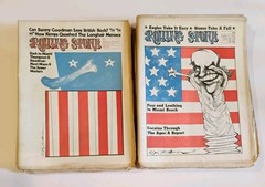 Rolling Stone Magazine 1972 Lot (13) Hunter Thompson Steadman Fear Loathing SF