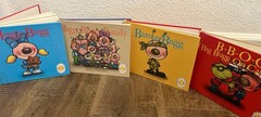 Stephen Cosgrove Topsy Turvy Bugg Books Lot of 4 Hardcover Flip Books