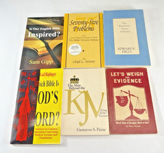 KJV Bible Version Debate Lot of 6 Sam Gipp Riplinger Edward Hills Whitehead