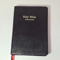 KJV Holy Bible Red Letter Edition Concordance World Publishing, Genuine Leather