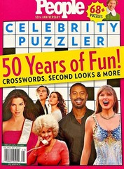 PEOPLE PUZZLER MAGAZINE | CELEBRITY PUZZLER | 50 YEARS OF FUN | 68+CROSSWORDS