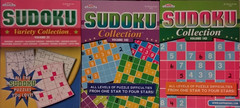 Sudoku Puzzle Books. Volumes 21, 142, & 143