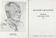Division Sintzenich – Fall of France – WW II 1941 German Army Unit History