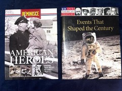 American History Events Photographic Books Time/Life Heroes Nonfiction Set of 2
