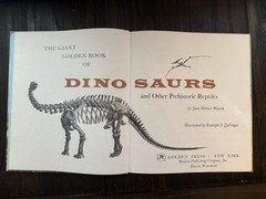 Vintage Children’s Book: Dinosaurs and Other Prehistoric Reptiles Hardcover