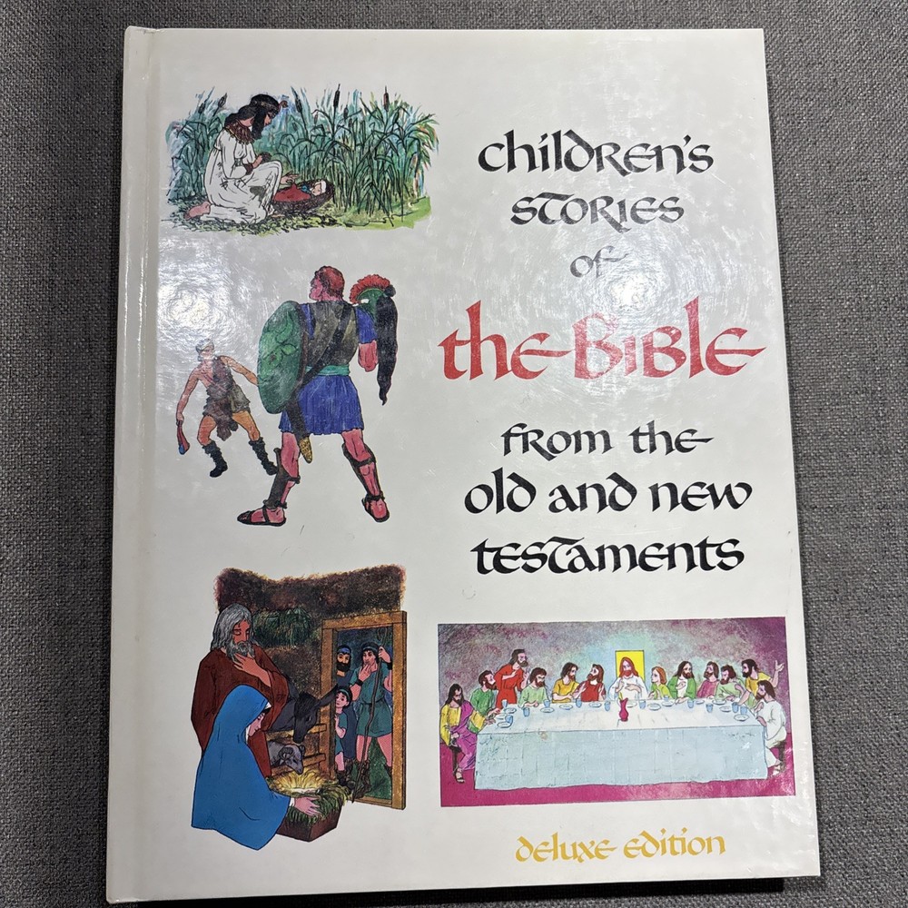 Vintage Children’s Stories Of The BIBLE Deluxe Edition 1968 Hardcover
